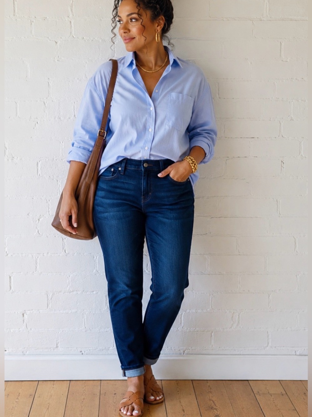 Levi's Women’s 502 Indigo Straight Jeans